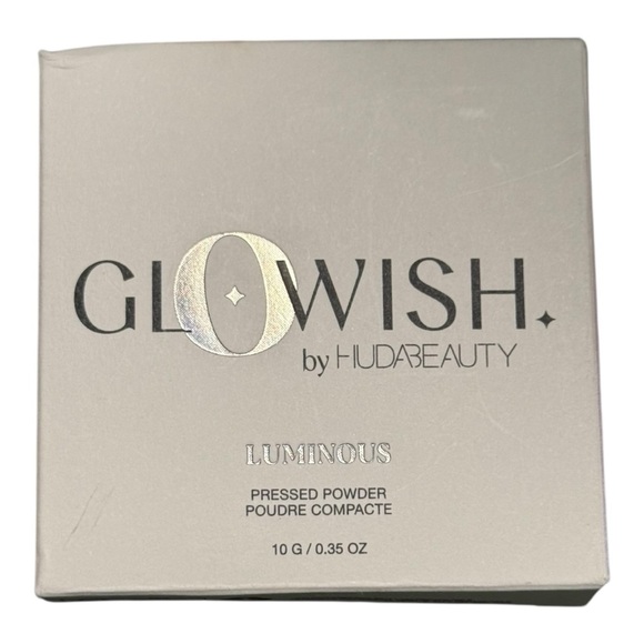 Huda Beauty Fair 01 GloWish Luminous Pressed Powder NWT Makeup - Picture 1 of 11